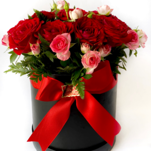 Bloom Box com Rosas